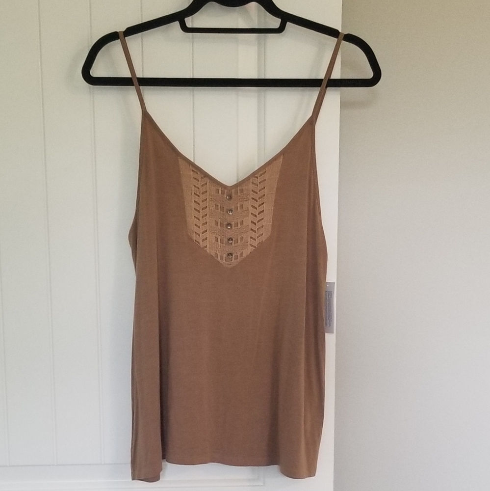 American Eagle Soft & Sexy front button tank top